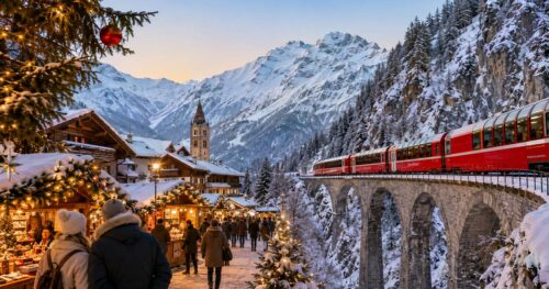Mercato di Natale a Livigno e Bernina Express